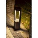 Pastatomas lauko šviestuvas PEVO 50 GR G53 230V IP44 Aliuminio lydinys PC Grafito