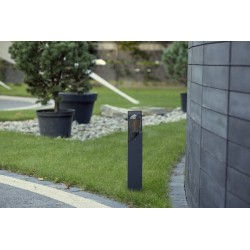 Sieninis lauko šviestuvas LAVEN EL 25 GR E27 230V IP44 Aliuminio lydinys PC Grafito