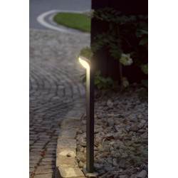 Sieninis lauko šviestuvas ABETE LED EL 20 SE-GR SMD 7W 230V 4000K 540lm IP44 Aliuminio lydinys Plastikas Grafito