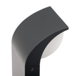 Sieninis lauko šviestuvas ABETE LED EL 20 SE-GR SMD 7W 230V 4000K 540lm IP44 Aliuminio lydinys Plastikas Grafito