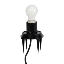 Dekoratyvinis lauko šviestuvas STONO 49cm N GLS-CFL-E27 230V IP65 ABS LLDPE Granito