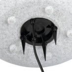 Dekoratyvinis lauko šviestuvas STONO 49cm N GLS-CFL-E27 230V IP65 ABS LLDPE Granito