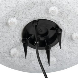 Dekoratyvinis lauko šviestuvas STONO 58cm N GLS-CFL-E27 230V IP65 ABS LLDPE Granito