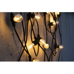 Girlianda GRL 11m 10xE27 230V IP44 Juoda