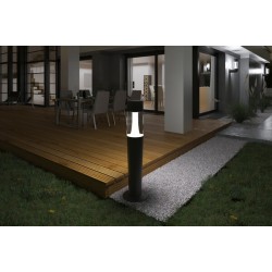 Pastatomas lauko šviestuvas INVO TR 77-O-GR GU10 3x3,5W 230V Plastikas Grafito