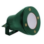 LED šviestuvas tvenkiniams AKVEN MR16 12V AC/DC Gx5,3 IP68 Aliuminio lydinys Žalia