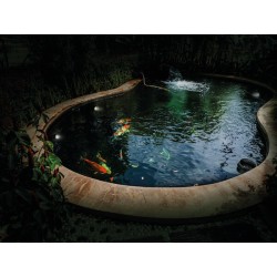 LED šviestuvas tvenkiniams AKVEN MR16 12V AC/DC Gx5,3 IP68 Aliuminio lydinys Žalia