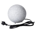 Dekoratyvinis šviestuvas STONO 30cm GLS-CFL-E27 230V IP65 ABS LLDPE Granito