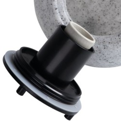 Dekoratyvinis šviestuvas STONO 20cm N GLS-CFL-E27 230V IP65 ABS LLDPE Granito
