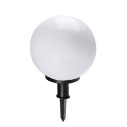 Įsmeigiamas lauko šviestuvas IDAVA 35cm E27 230V Plastikas IP44 II (su kištuku) Balta