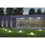 Įsmeigiamas lauko šviestuvas IDAVA 35cm E27 230V Plastikas IP44 II (su kištuku) Balta