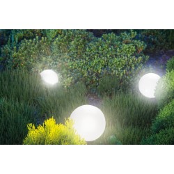 Įsmeigiamas lauko šviestuvas IDAVA 35cm E27 230V Plastikas IP44 II (su kištuku) Balta