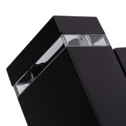 Sieninis lauko šviestuvas ZEW EL-235J-B PAR16 GU10 230V IP44 Aliuminio lydinys Juoda