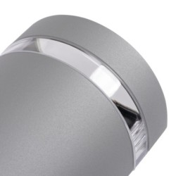 Sieninis lauko šviestuvas ZEW EL-235U-GR PAR16 GU10 230V IP44 Aliuminio lydinys Pilka