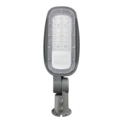 Gatvės LED šviestuvas STRETON 20W NW 230V 4000K 2800lm IP66 Pilka