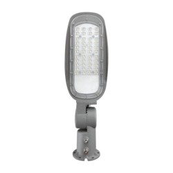 Gatvės LED šviestuvas STRETON 40W NW 230V 4000K 5600lm IP66 Pilka
