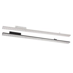 Bėgelių sistemos šviestuvas LTL 38W 114-CCT-B LED SMD 230V 3000/3500/4000K IP20 Aliuminio lydinys Juoda