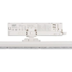 Bėgelių sistemos šviestuvas LTL 38W 114-CCT-ADJ-W LED SMD 230V 3000/3500/4000K IP20 Aliuminio lydinys Balta
