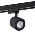 Bėgelių sistemos šviestuvas ATL3 GU10 B 230V PAR16 IP20 Aliuminio lydinys Juoda