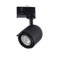 Bėgelių sistemos šviestuvas ATL3 GU10 B 230V PAR16 IP20 Aliuminio lydinys Juoda