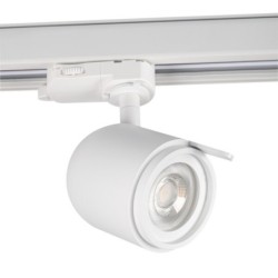 Bėgelių sistemos šviestuvas ATL3 GU10 W 230V PAR16 IP20 Aliuminio lydinys Balta