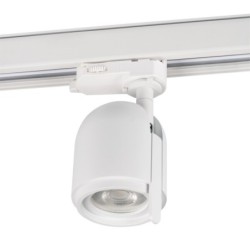 Bėgelių sistemos šviestuvas ATL3 GU10 W 230V PAR16 IP20 Aliuminio lydinys Balta