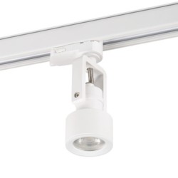 Bėgelių sistemos šviestuvas ATL5 GU10 W 230V PAR16 IP20 Aliuminio lydinys Balta