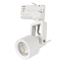 Bėgelių sistemos šviestuvas ATL5 GU10 W 230V PAR16 IP20 Aliuminio lydinys Balta