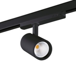 Bėgelių sistemos šviestuvas ATL1 18W 930-S6-B LED COB 230V 3000K 1700lm IP20 Aliuminio lydinys Plastikas Juoda