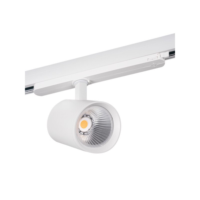 Bėgelių sistemos šviestuvas ATL1 30W 940-S6-W LED COB 230V 4000K 3000lm IP20 Aliuminio lydinys Plastikas Balta