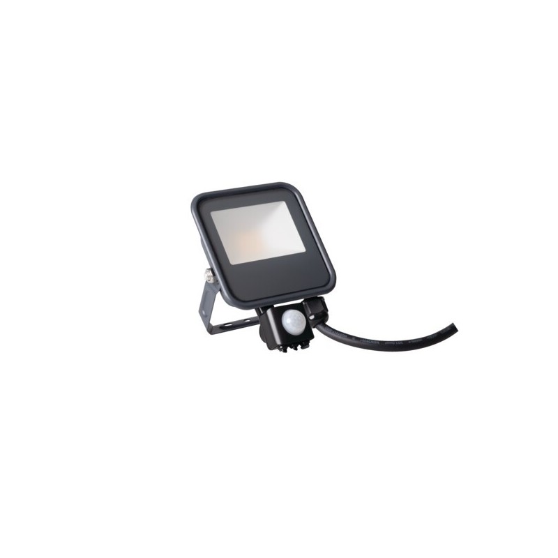 Prožektorius IQ-LED FL 10W NW SE 230V 4000K IP44 su judesio davikliu 5m, Garantija