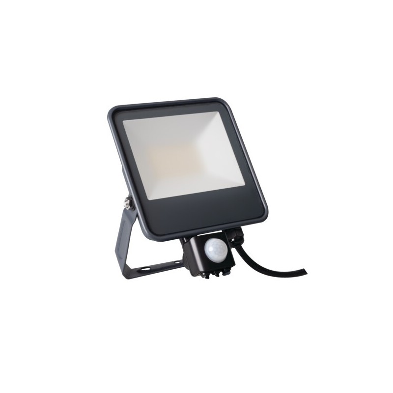 Prožektorius IQ-LED FL 30W NW SE 230V 4000K IP44 su judesio davikliu 5m, Garantija