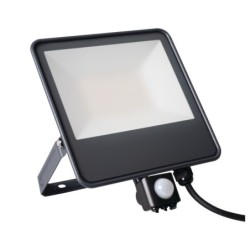Prožektorius IQ-LED FL 50W NW SE 230V 4000K IP44 su judesio davikliu 5m, Garantija