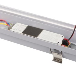 LED linijinis šviestuvas MAH PRO 38W 12R-NW 230V 4000K 6100/5600/4550/3750lm IP65 (Neutrali balta) PC Pilka