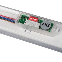 LED linijinis šviestuvas MAH PRO 52W 15R-NW 230V 4000K 8400/7300/6200/5000lm IP65 (Neutrali balta) PC Pilka