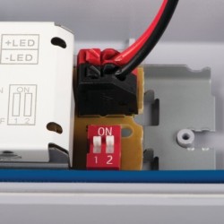 LED linijinis šviestuvas MAH PRO Y 38W 12R-NW 230V 4000K 6100/5600/4550/3750lm IP65 (Neutrali balta) PC Pilka