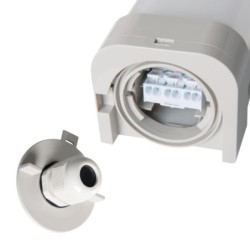 LED linijinis šviestuvas TP STRONG 90W NW 230V 4000K 12000lm IP65 (Neutrali balta) Plastikas PC Balta