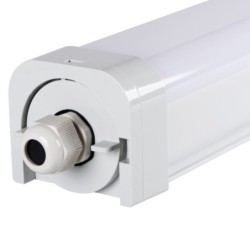 LED linijinis šviestuvas TP STRONG 48W NW 230V 4000K 6500lm IP65 (Neutrali balta) Plastikas PC Balta