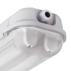 LED linijinis šviestuvas MAH PLUS-236/4LED/PC T8 G13 230V IP65 Plastikas PC Pilka