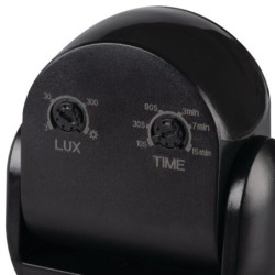PIR Judesio daviklis ALER N-B/B 230V IP65 120° Plastikas Juoda