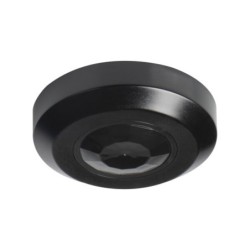 PIR Judesio daviklis ZONA MINI-B/B 230V IP20 H360° Plastikas Juoda