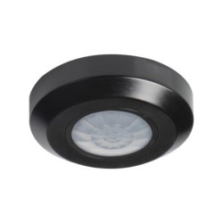 PIR Judesio daviklis ZONA MINI-B 230V IP20 H360° Plastikas Juoda