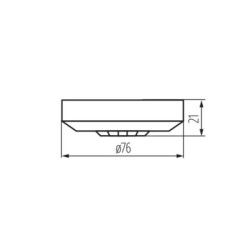 PIR Judesio daviklis ZONA MINI-B 230V IP20 H360° Plastikas Juoda