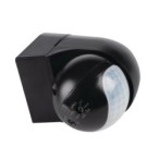 PIR Judesio daviklis ALER MINI-B 230V IP44 H140/V45° Plastikas Juoda