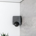 PIR Judesio daviklis SENSQUARE-B/B 230V IP54 H360° Plastikas Juoda
