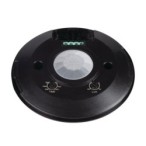 PIR Judesio daviklis ZONA FLAT-B 230V IP20 H360/V120° Plastikas Juoda