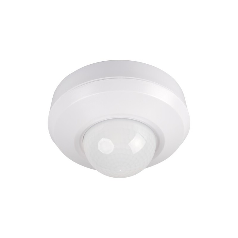 3xPIR Judesio daviklis SENTO-O-WT-W 230V IP44/20 H360° Plastikas Balta