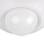 3xPIR Judesio daviklis SENTO-O-WT-W 230V IP44/20 H360° Plastikas Balta