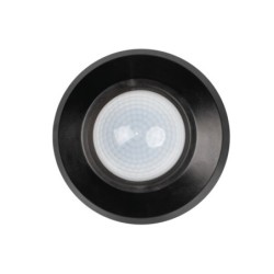 3xPIR Judesio daviklis SENTO-O-WT-B 230V IP44/20 H360° Plastikas Juoda