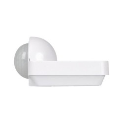 PIR Judesio daviklis SENSQUARE-W 230V IP54 H360° Plastikas Balta